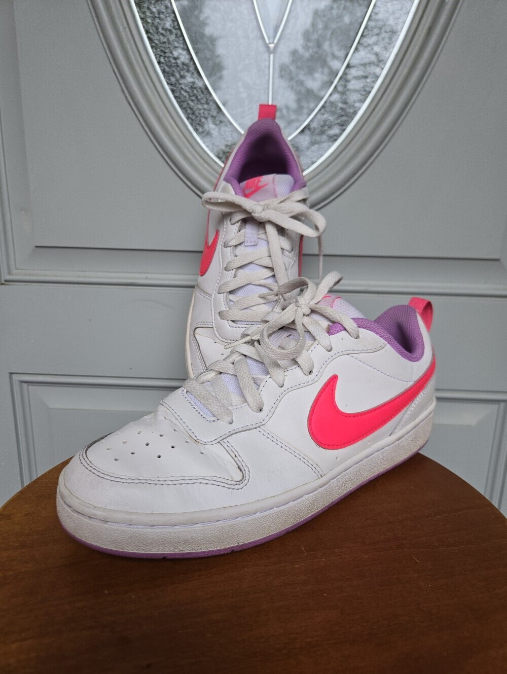 Nike Court Borough Low 2 'White Hyper Pink